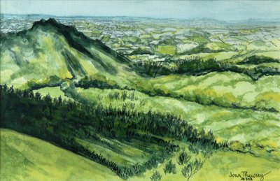 View from Sue au Mai, Limousin, France, 2010 by Joan Thewsey